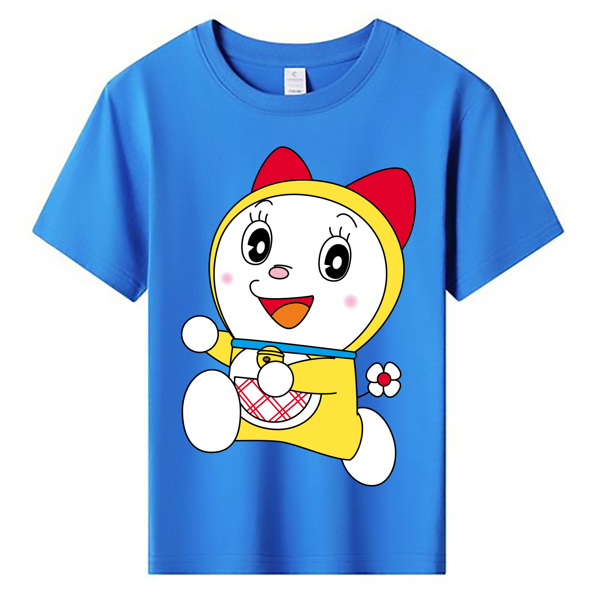 （画像用） ドラえもん ドラミ Doraemon Dorami 綿100％キッズTシャツ（フロントプリント）